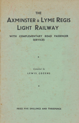 The Axminster & Lyme Regis Light Railway