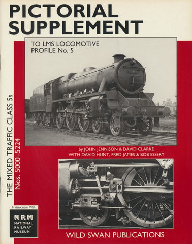 LMS Locomotive Profiles No.  5 Mixed Traffic Class 5s Pictorial Supplement Locos 5000 - 5224