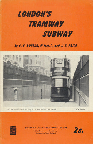 London's Tramway Subway