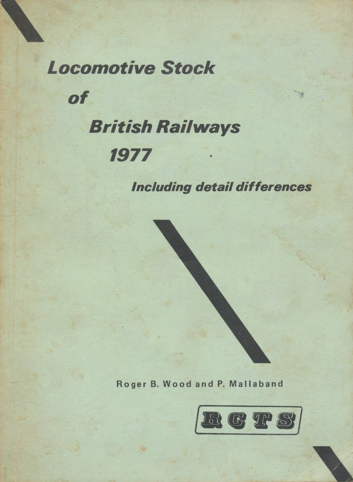 Locomotive Stock of British Railways: 1977