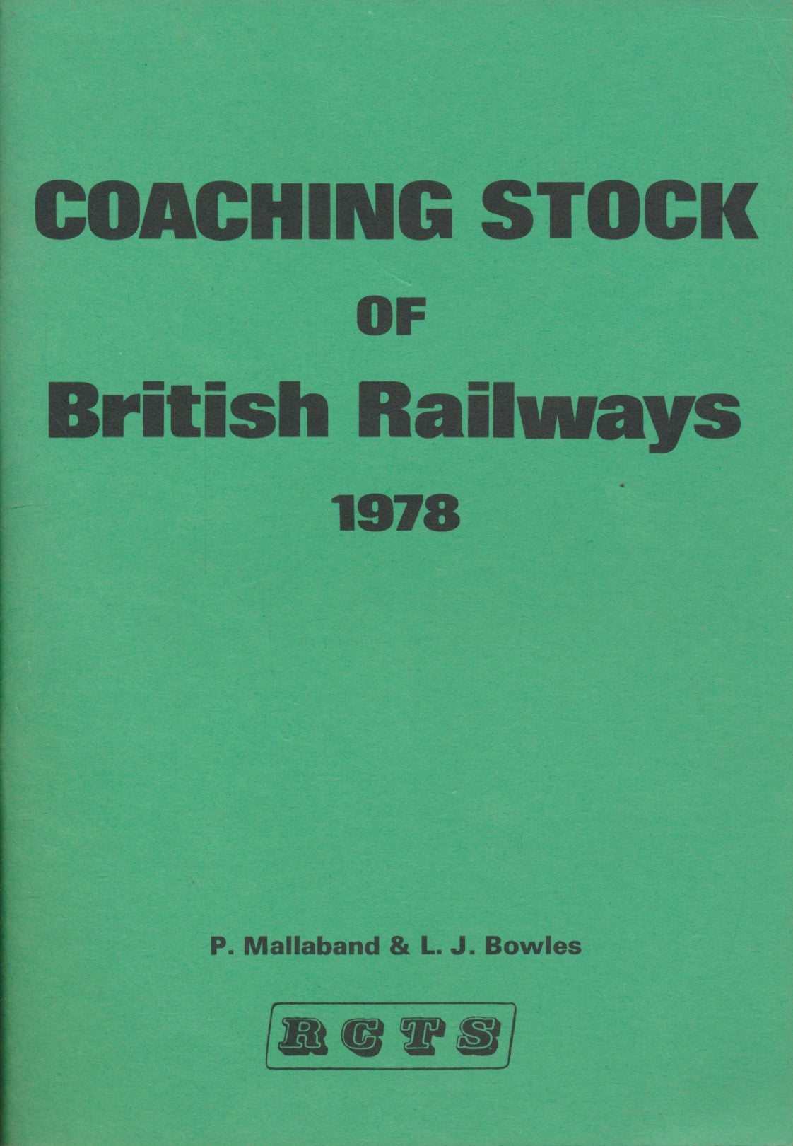 Coaching Stock of British Railways 1978