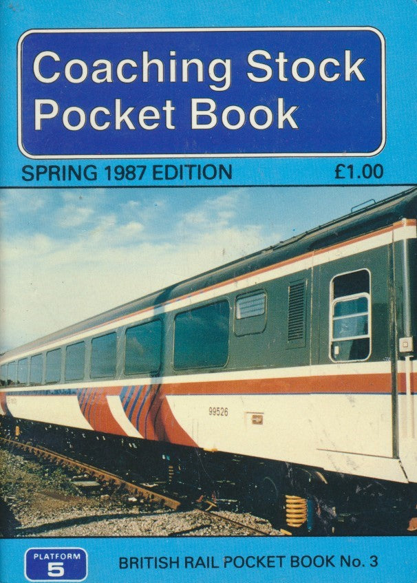 Coaching Stock Pocket Book - Spring 1987 Edition