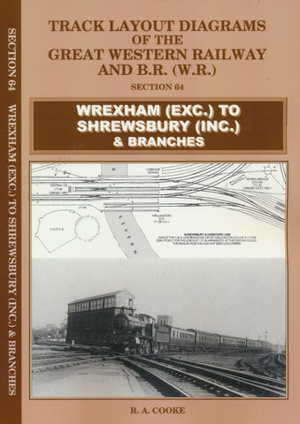 Track Layout Diagrams of the GWR and BR (WR) - Section 64 Wrexham - Shrewsbury