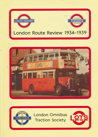 London Route Review 1934 - 1939