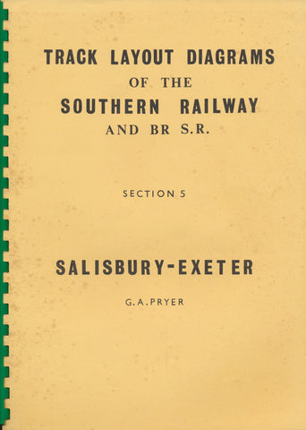 Track Layout Diagrams of the Southern Railway and BR (SR) - S 5 Salisbury to Exeter (and Branches)