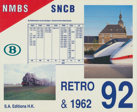 NMBS/SNCB Retro 1960 & 92