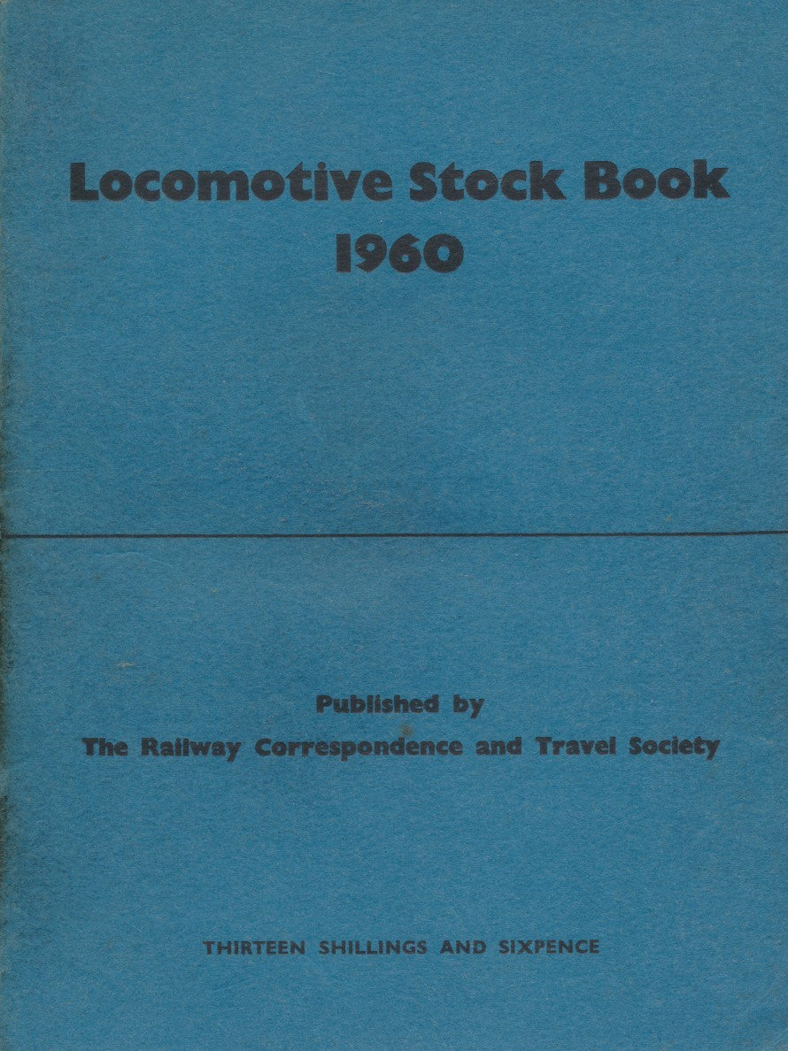 Locomotive Stock Book 1960