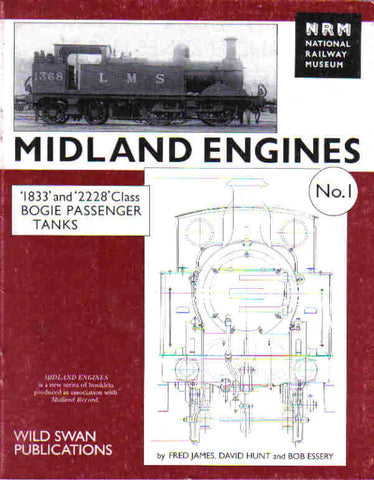 Midland Engines No. 1 - '1833' and '2228' Class Bogie Passenger Tanks