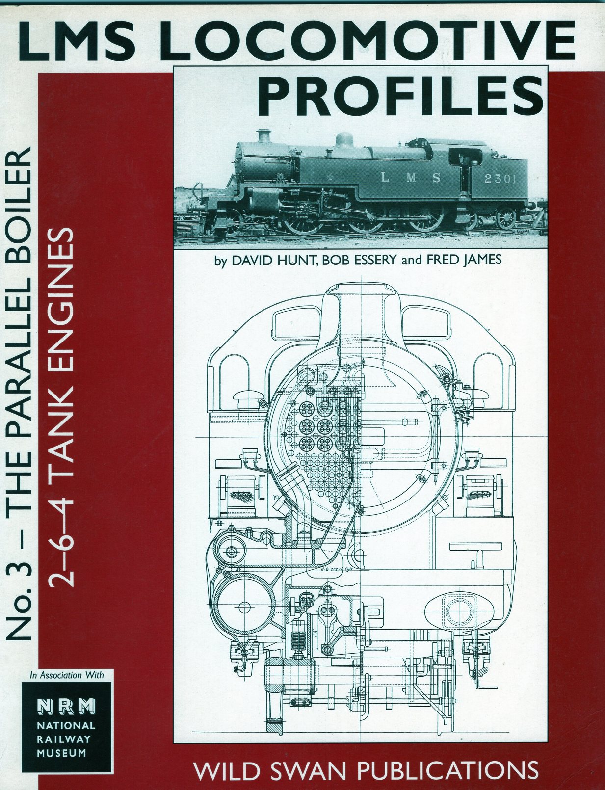 SECONDHAND LMS Loco Profiles No. 3 The Parallel Boiler 2-6-4 Tank Engines
