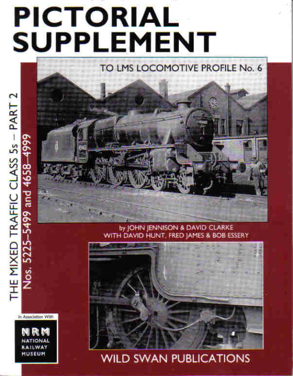 LMS Loco Profiles No. 6 Mixed Traffic Class 5s Part 2 Pictorial Supplement, Locos 5225-5499 and 4658-4999
