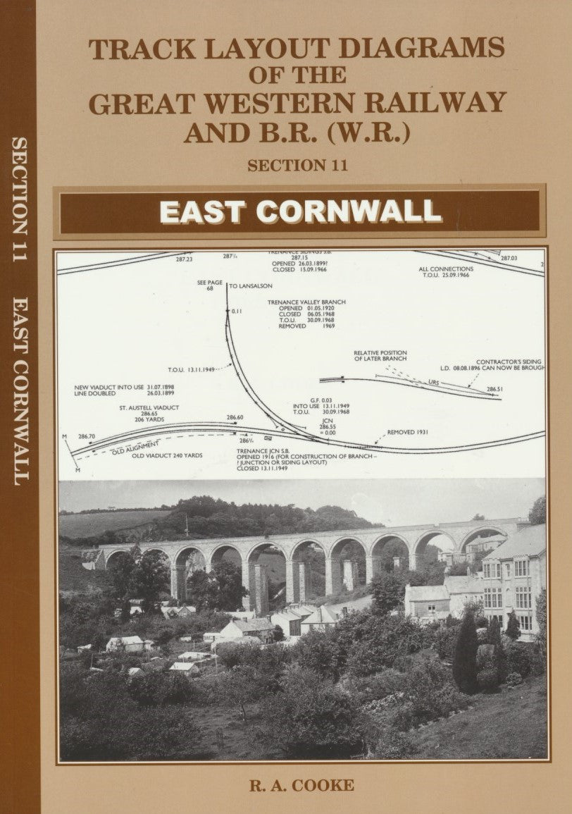 Track Layout Diagrams of the GWR and BR (WR) - Section 11 East Cornwall