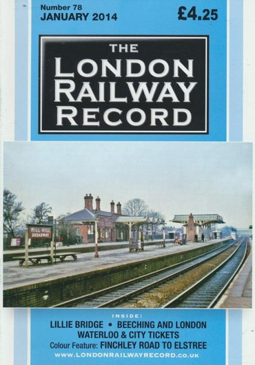 London Railway Record - Number 78